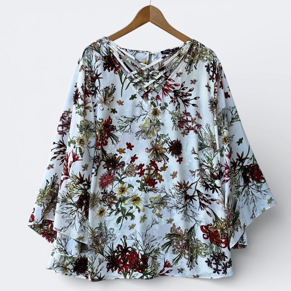 🎉5 for $45🎉 Sami & Jo top blouse shirt size 3X